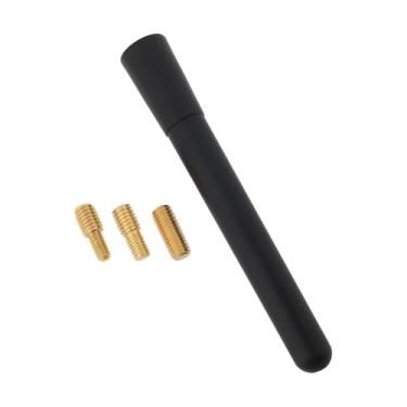 Imagem de SING F LTD 1 conjunto de mastro de antena de carro de haste curta Bee-Sting com parafuso 1M208010 9,65 cm compatível com rádio de teto Ford AM/FM