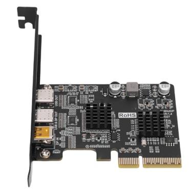 Imagem de Jectse Placa PCIE Tipo C, Placa de Expansão USB 3.0 10G Com Vídeo DisplayPort 4K 60Hz, para PC Desktop Linux