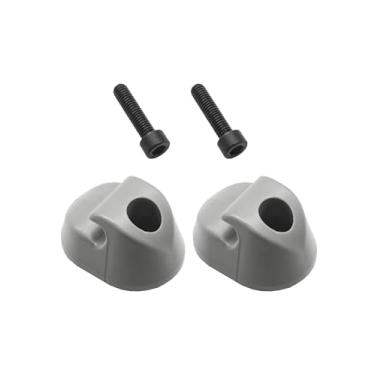 Imagem de Maigoo 1 par de clipes para viseira de sol (cinza) serve para Kenworth Peterbilt Interior, substitui S16-1023-661(F01377-2).