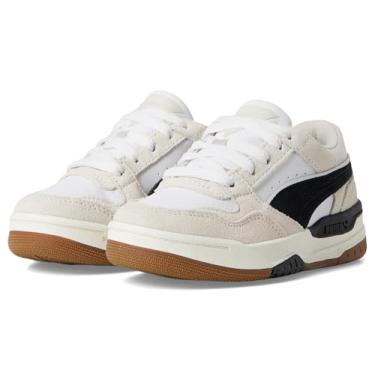 Imagem de Puma Tênis unissex infantil retrô (criança pequena), Puma Branco/PUMA Preto/Branco Quente 1, 2 Little Kid