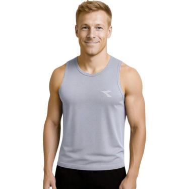 Imagem de Regata Diadora Small Logo Masculina - Cinza G-Masculino