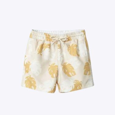 Imagem de Shorts Estampado Bege Infantil Menino - Hering Kids, Bege, 8