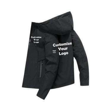 Imagem de Jaqueta Casual Masculina Com Zíper Moda Ao Ar Livre Roupas De Rua - ot