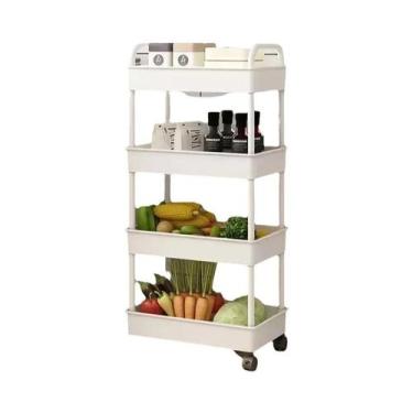 Imagem de Prateleira Móvel Multi-Camadas Para Cozinha, Quarto, Quarto De Bebê, B