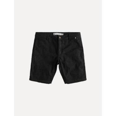 Imagem de Bermuda Reserva Masculina Slim Casual Tito Preto Mescla-Masculino