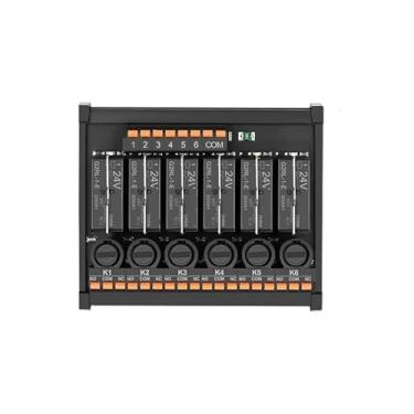 Imagem de Relay 16-Way Relay 16A 24VDC Spring-Loaded Terminals PLC Amplifier Board Pluggable Intermediate Relay 1Pcs(RT-GL06EM-F)