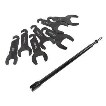 Imagem de aqxreight 8 PCS Chave de Ventilador Pneumático Kit de Ferramentas de Instalação de Remoção de Chave de Ventilador de Aço Com Caixa de Sopro para Caminhões SUVs para e Air Sele de Pneumático Kit de