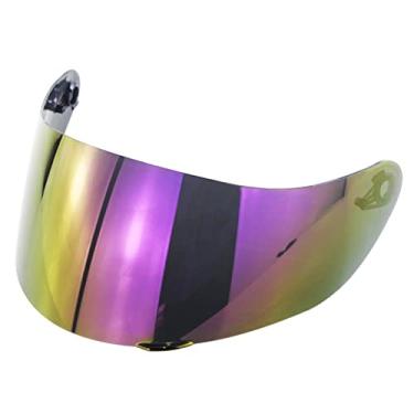 Imagem de Lente de Visor Capacete Moto para substituição do Integral AGV K1 K3SV K5 PC Premium Anti- Anti-Embaçamento Anti-Risco Longevidade Superior Desempenho Confortável Fácil Instalar e Boa