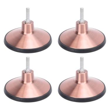 Imagem de Alomejor Niveladores da Perna da Mesa de Bilhar, Ferro de Nivelamento Ajustável de Ferro Pesado Com Placas Estabilizadoras, 4 Peças para Ajuste de Mesa de Bilhar Em Andares Desiguais