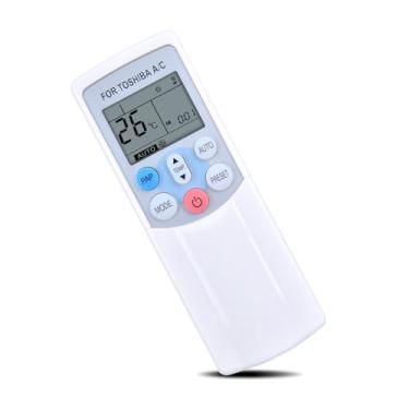 Imagem de Controle remoto de substituição H01JE adequado para Toshiba Air Conditioner WH-H03JE WC-H04JE WH-H05JE WH-H06JE WH-H07JE WH-F08J WH-H01JE WH-F09J WC-H01EE/F WC-h01JE WH-H01EE Novo