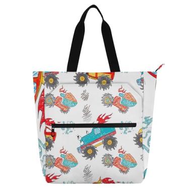 Imagem de Linda sacola feminina de desenho animado para trabalho, lona, praia, livros, zíper, bolsas para professores, presentes para amantes de livros