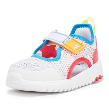 Imagem de adidas Tênis esportivo unissex Summerflex, Cinza traço/semi lúcido/azul brilhante, 6 Infant