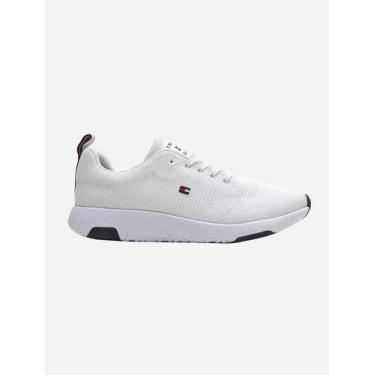 Imagem de Tênis Tommy Hilfiger Masculino Nylon Sport Classic Tevo 6D Branco, 39