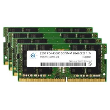 Imagem de Adamanta 128 GB (4 x 32 GB) Compatível com Lenovo ThinkPad P17 Gen 2, T15g Gen 2 Laptop DDR4 3200MHz PC4-25600 SODIMM 2Rx8 CL22 1.2v Notebook Memory Module Upgrade RAM