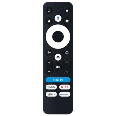 Imagem de Controle remoto de substituição de voz aplicável para dispositivo Onn Google TV 4K Pro modelo 100135769