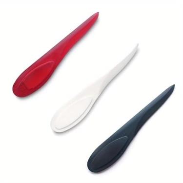 Imagem de 2 peças de vincos de plástico branco, preto, vermelho, amarelo, ferramentas de costura, acolchoamento, marca de costura, calcador de pontos, afinador, costura, faça você mesmo, costura (vermelho)