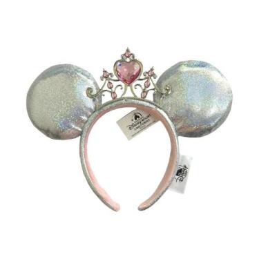 Imagem de Tiara De Pelúcia Mickey Mouse Abóbora Da Disney Para Meninas - Acessór
