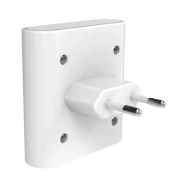 Imagem de Luz Noturna LED Branca Quente Com Plugue EU, Luminária De Parede Para 