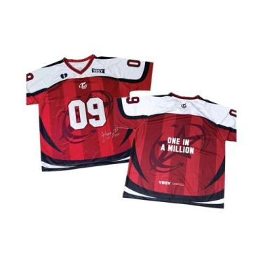 Imagem de Camiseta Esportiva Feminina De Verão Com Decote Em V, Estilo Solto, Es