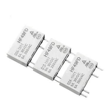 Imagem de HF49FD Relays 5V 12V 24V DC HF49FD-005-1H11 HF49FD-012-1H11T HF49FD-024-1H12T F49FD-005 012 024 1H11 1H12 5A 1pcs(HF49FD-012-1H12T)