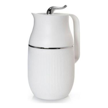 Imagem de Garrafa Térmica 1l Vicenza Branca Para Chá Café Termopro