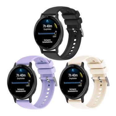 Imagem de Harikiri Pulseiras de silicone de 18 mm, 20 mm e 22 mm, compatíveis com Garmin/Samsung/Amazfit/Huawei/Coros/Suunto/Polar/Timex/Fitpolo/Veryfitpro/RUIMEN/Jugeman/CMF, pulseira de smartwatch masculina e