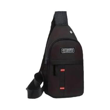 Imagem de Bolsa De Peito Funcional Estilo Neutro Para Homens Em Material Nylon C