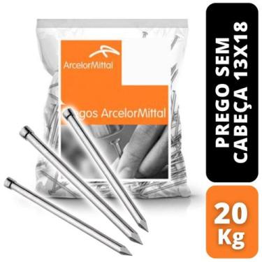 Imagem de Prego Sem Cabeca P13X18 20Kg Belgo