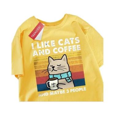 Imagem de Camiseta Unissex De Algodão Com Gola Redonda Estilo Hip Hop Solta - Me