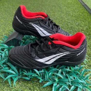 Imagem de Chuteira Futsal Penalty Matis Xxi Infantil - Branco/Preto - Tam 33-Masculino