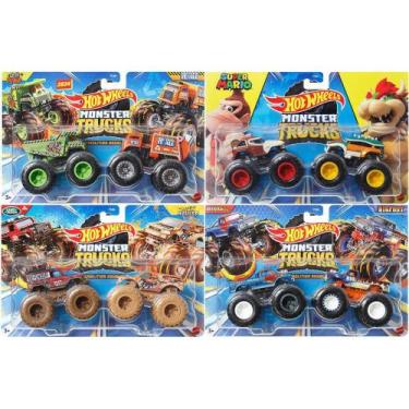 Imagem de Hot Wheels Monster TRUCKS Veículo Escala 1:64 2-PACK - Blister com 02 