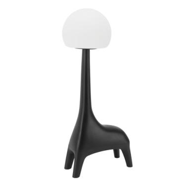 Imagem de Jiawu Música Lâmpada de Mesa Criativa Forma de Cervo Luz Noturna Regulável, Compacta e Portátil, Ideal para Mesas de Cabeceira