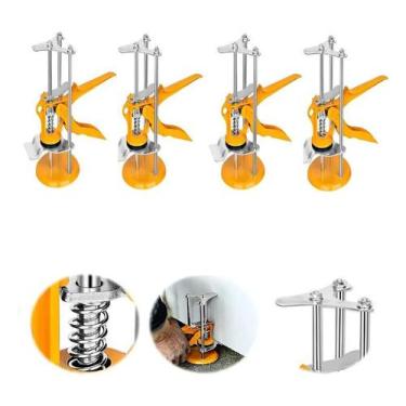 Imagem de Kit 4 Sistema de Nivelamento para Porcelanato na Parede Acabamento Ali