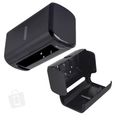 Imagem de Dispenser de Interfolha Toalheiro - Porta Papel Toalha Estilo Urban Branco, com Nota Fiscal Inclusa, Ideal para Residência e Comércio (Preto)