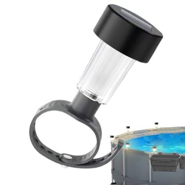 Imagem de Luzes solares para a cerca da piscina, luzes solares, Luz de etapa do convés LED, Dispositivo de iluminação LED à prova d'água para trilhos, escadas, degraus, quintal, lâmpada de decoração externa