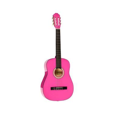 Imagem de Violão Clássico Acústico Nylon 38 VCA105N PK Rosa - Vogga