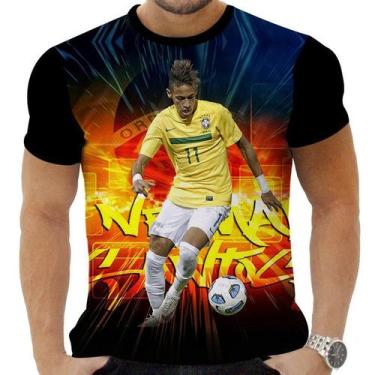 Imagem de Camiseta Camisa Personalizada Neymar Jogador Brasil 7 - OBDS, P