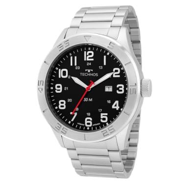 Imagem de Relógio Technos Masculino Militar Prata - 2115NAO/1P