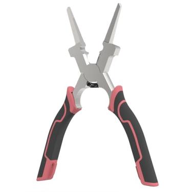 Imagem de YESWELDER Alicate de solda MIG de 20 cm, aço de alto carbono antiferrugem e durável, preto e rosa multifuncional MIG para soldagem profissional