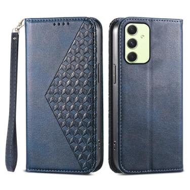 Imagem de Asuwish Capa de telefone para Samsung Galaxy A54 5G capa carteira com protetor de tela de vidro temperado flip alça de pulso suporte para cartão de crédito suporte robusto celular A545G A 54 54A 4G G5