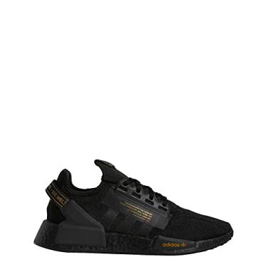 Imagem de adidas NMD_R1 V2 Tênis masculino, preto, tamanho 40, Core Black Core Preto Dourado Metálico, 39