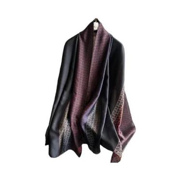 Imagem de Lenço de primavera feminino design de luxo material de poliéster lenço