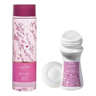 Imagem de Kit Baby Smell Avon Body Splash 300ml + Desodorante Roll on