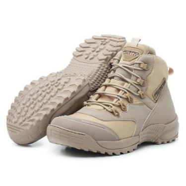 Imagem de Bota Coturno Adventure Couro Militar Acero One Mid Microfibra Cano Curto-Masculino