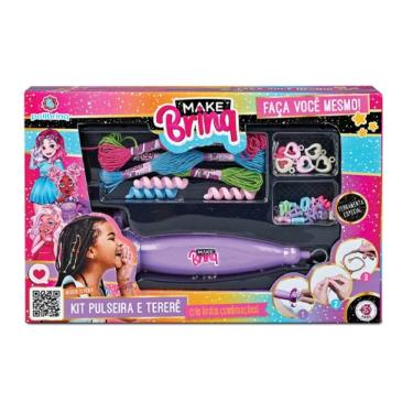 Imagem de Kit Pulseira e Tererê Infantil Faça Você Mesmo - Polibrinq