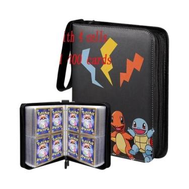 Imagem de Binder Para Cartas De Pokémon Com 50 Capas, 400 Bolsos, Suporte Person