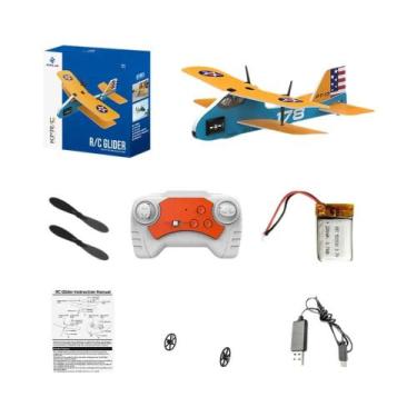 Imagem de Avião RC 800 801 802 9IMOD Glider 2 Canais MPP Foam Smart Gyro 24GHZ C