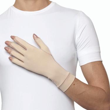 Imagem de LV LUVA MEDIA DEDOS LONGOS UNI BEGE M