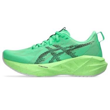 Imagem de ASICS NOVABLAST 5 TR Tênis de corrida feminino, Verde/preto vital, 38