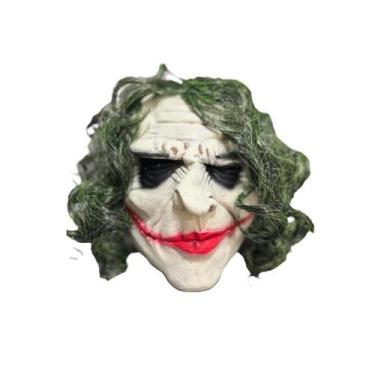 Imagem de Máscara Halloween Terror Palhaço Coringa Joker Luxo - lovely